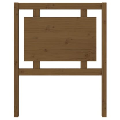 vidaXL Tête de lit Bois de pin massif marron miel 80,5x4x100 cm