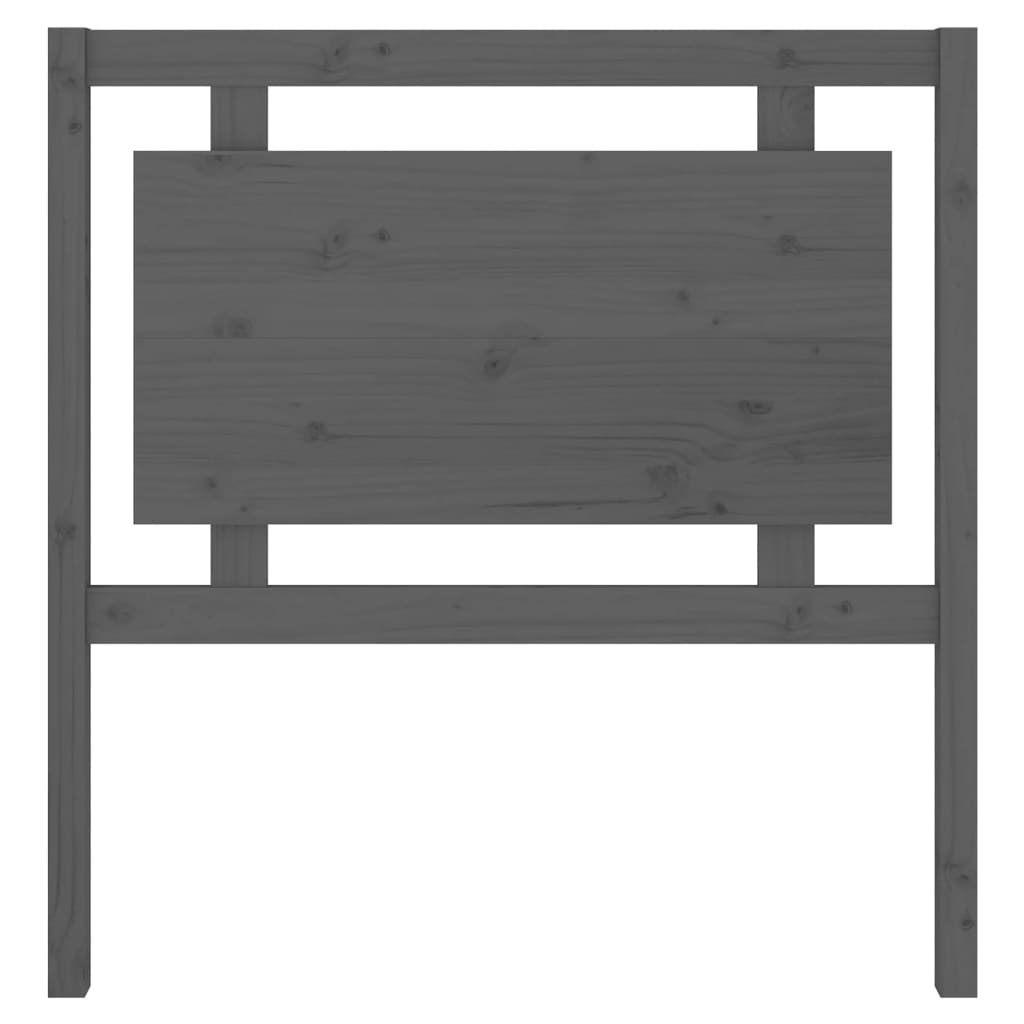 vidaXL Tête de lit gris 95,5x4x100 cm pin massif