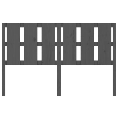 vidaXL Bett-Kopfteil Grau 155,5x4x100 cm Massivholz Kiefer