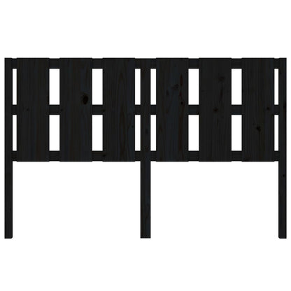 vidaXL Bett-Kopfteil Schwarz 155,5x4x100 cm Massivholz Kiefer