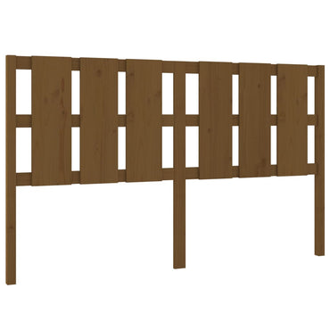 vidaXL Bett-Kopfteil Honigbraun 185,5x4x100 cm Massivholz Kiefer