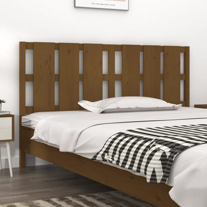 vidaXL Bett-Kopfteil Honigbraun 185,5x4x100 cm Massivholz Kiefer