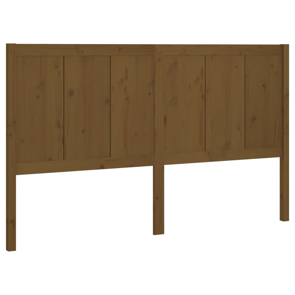 vidaXL Kopfteil Honigbraun 205,5x4x100 cm Massivholz Kiefer