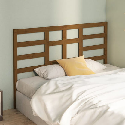 vidaXL Bett-Kopfteil Honigbraun 141x4x104 cm Massivholz Kiefer