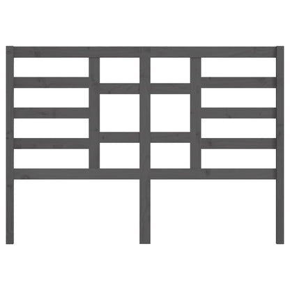 vidaXL Tête de lit Gris 166x4x104 cm Bois de pin massif
