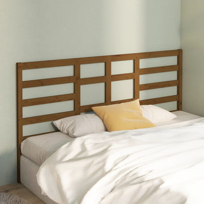 vidaXL Bett-Kopfteil Honigbraun 186x4x104 cm Massivholz Kiefer