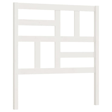 vidaXL Bett-Kopfteil Weiß 81x4x104 cm Massivholz Kiefer