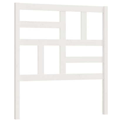 vidaXL Bett-Kopfteil Weiß 81x4x104 cm Massivholz Kiefer