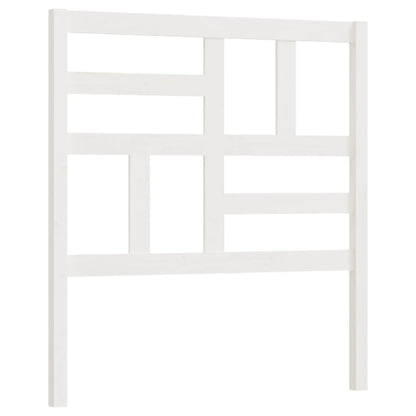 vidaXL Kopfteil Weiß 106x4x104 cm Massivholz Kiefer