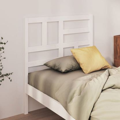vidaXL Kopfteil Weiß 106x4x104 cm Massivholz Kiefer
