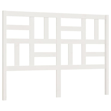 vidaXL Kopfteil Weiß 126x4x104 cm Massivholz Kiefer