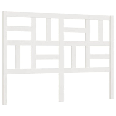 vidaXL Bett-Kopfteil Weiß 141x4x104 cm Massivholz Kiefer