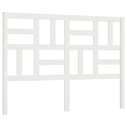 vidaXL Bett-Kopfteil Weiß 141x4x104 cm Massivholz Kiefer
