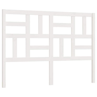 vidaXL Bett-Kopfteil Weiß 146x4x104 cm Massivholz Kiefer