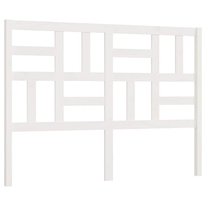 vidaXL Bett-Kopfteil Weiß 146x4x104 cm Massivholz Kiefer