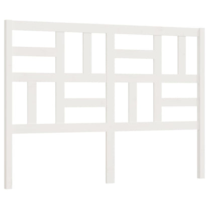vidaXL Bett-Kopfteil Weiß 156x4x104 cm Massivholz Kiefer