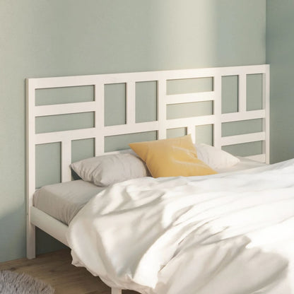 vidaXL Bett-Kopfteil Weiß 186x4x104 cm Massivholz Kiefer