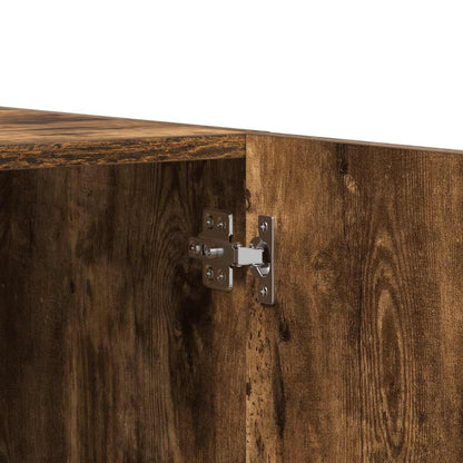 Kleiderschrank Räuchereiche 80x52x180 cm Holzwerkstoff