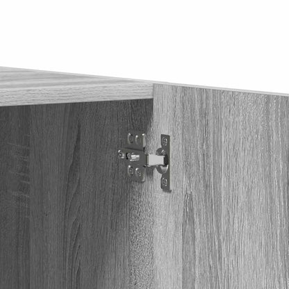 Kleiderschrank Grau Sonoma 90x52x200 cm Holzwerkstoff