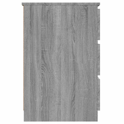 vidaXL Bureau gris Sonoma 140x50x77 cm Aggloméré