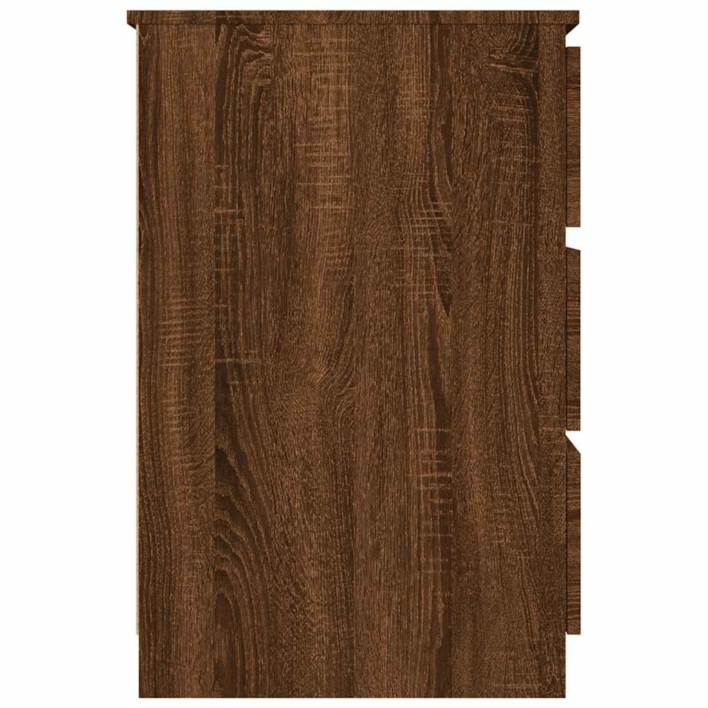 vidaXL Schreibtisch Braun Eichen-Optik 140x50x77 cm Holzwerkstoff