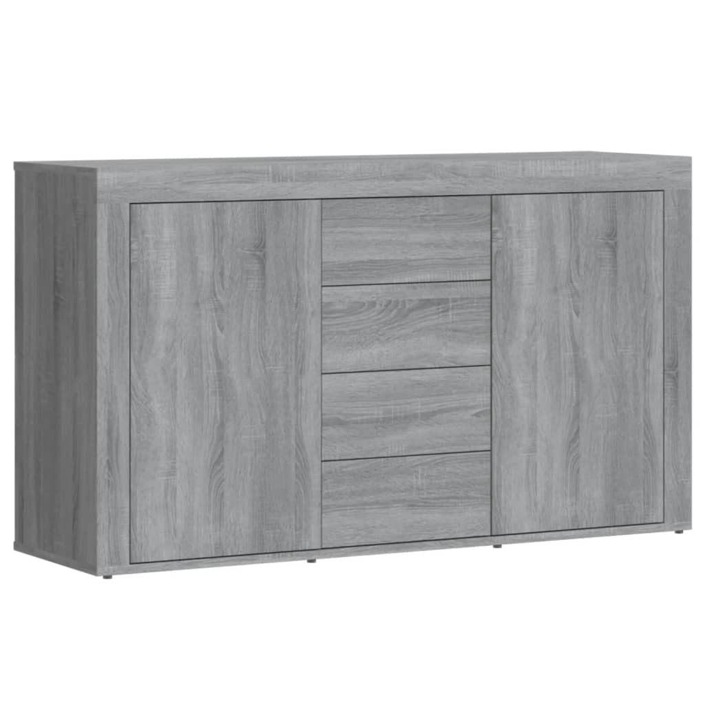 vidaXL Buffet gris Sonoma 120x36x69 cm Aggloméré