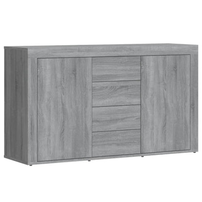 vidaXL Buffet gris Sonoma 120x36x69 cm Aggloméré