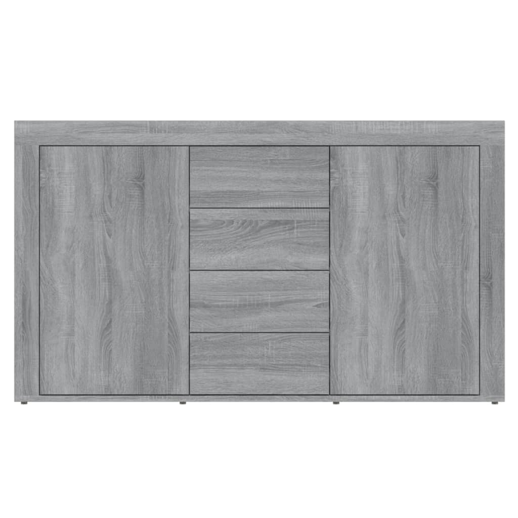 vidaXL Buffet gris Sonoma 120x36x69 cm Aggloméré