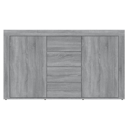 vidaXL Buffet gris Sonoma 120x36x69 cm Aggloméré
