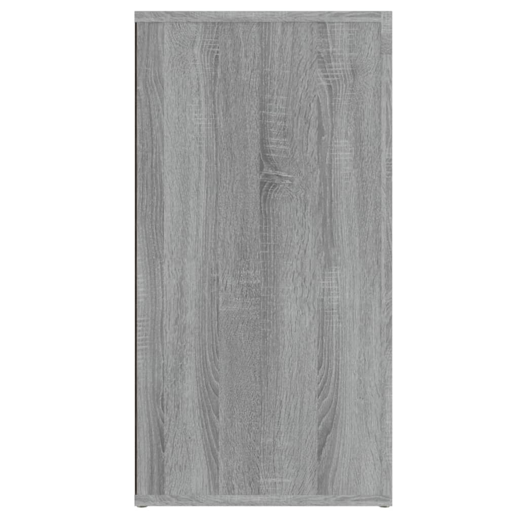 vidaXL Buffet gris Sonoma 120x36x69 cm Aggloméré