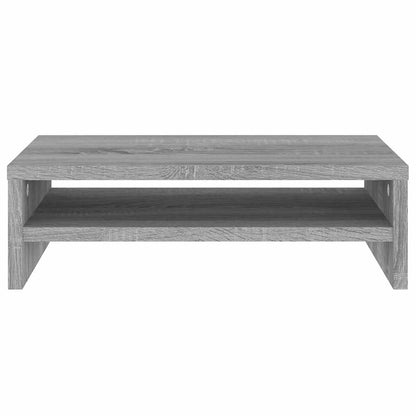 vidaXL Support d'écran gris Sonoma 42x24x13 cm Bois d'ingénierie