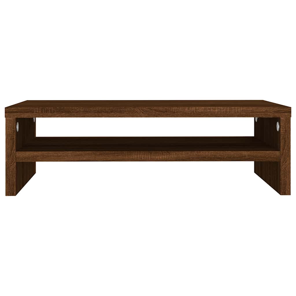 vidaXL Support d'écran chêne marron 42x24x13 cm bois d'ingénierie