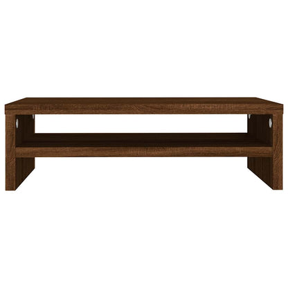 vidaXL Support d'écran chêne marron 42x24x13 cm bois d'ingénierie