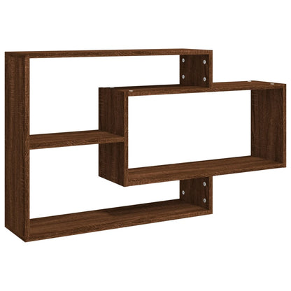 vidaXL Wandregal Braun Eichen-Optik 104x20x58,5 cm Holzwerkstoff
