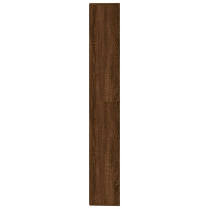 vidaXL Bücherregal Braun Eichen-Optik 155x24x160 cm