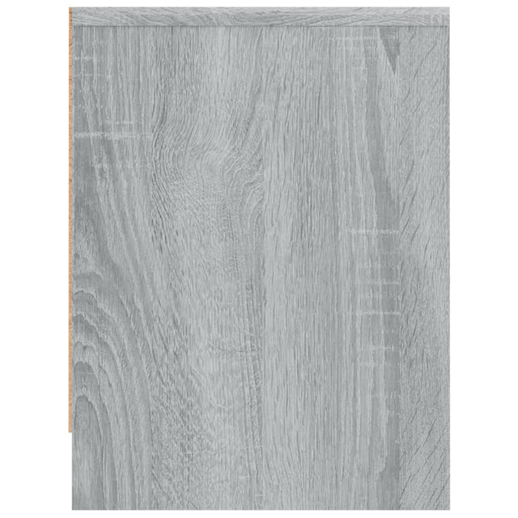 vidaXL Nachttische 2 Stk. Grau Sonoma 40x30x40 cm Holzwerkstoff