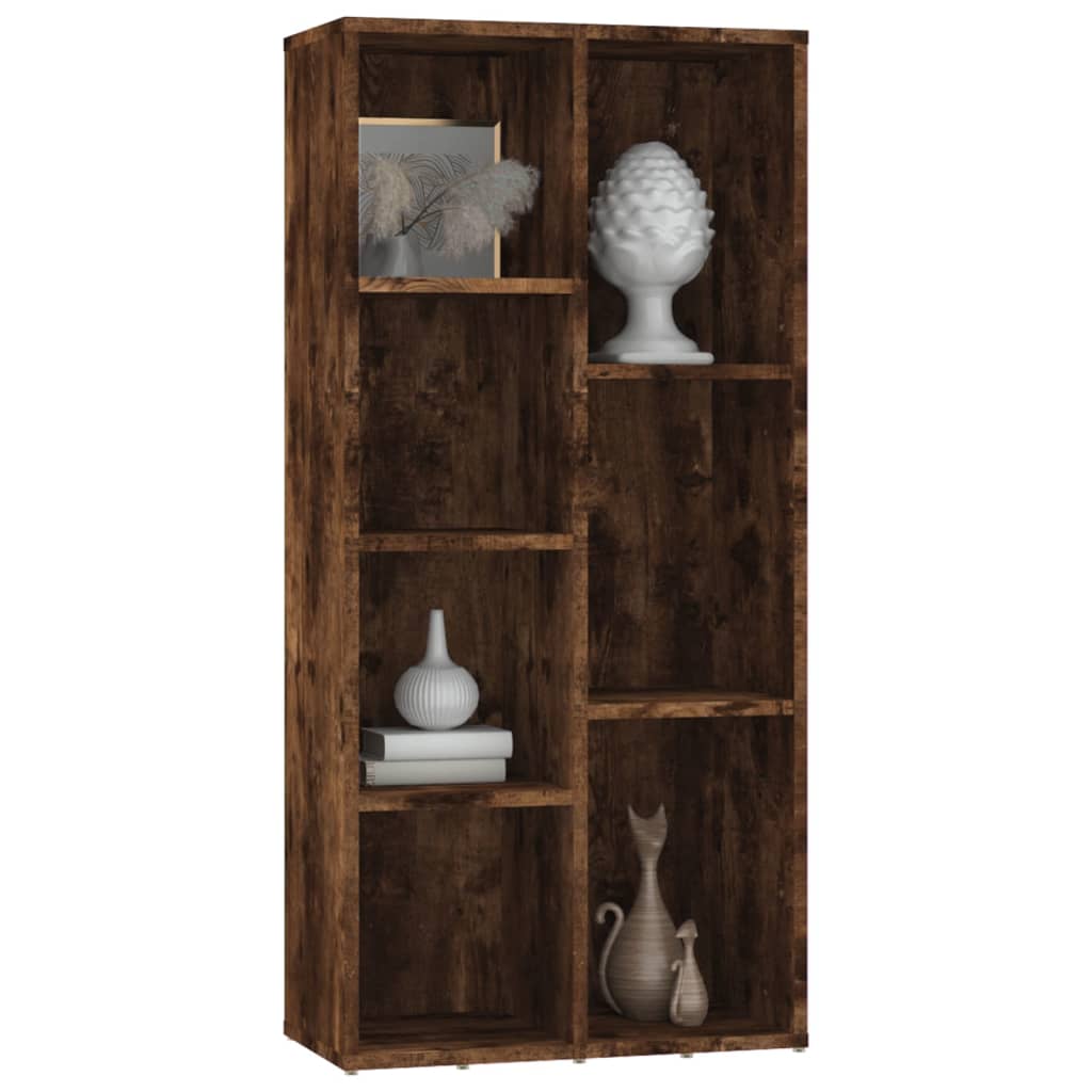vidaXL Bücherregal Räuchereiche 50x25x106 cm