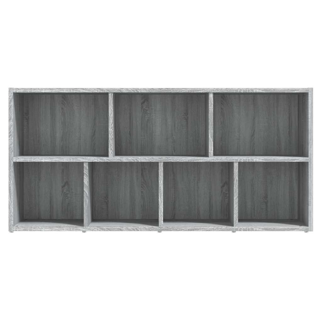 Bücherschrank Grau Sonoma 50x25x106 cm