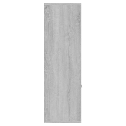 vidaXL Bücherschrank Grau Sonoma 98x30x98 cm