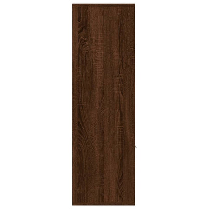 vidaXL Bücherschrank Braun Eichen-Optik 98x30x98 cm