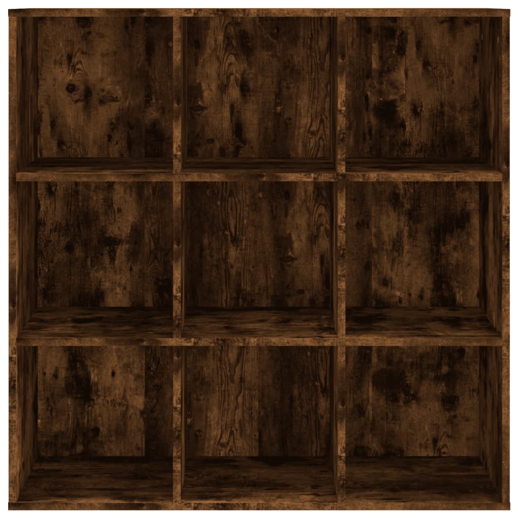 vidaXL Bücherschrank Räuchereiche 98x29x97,5 cm