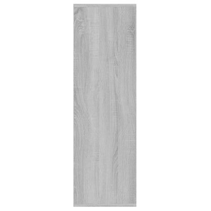vidaXL Bücherschrank Grau Sonoma-Eiche 98x29x97,5 cm