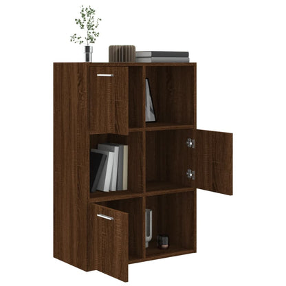 vidaXL Lagerschrank Braun Eichen-Optik 60x29,5x90 cm