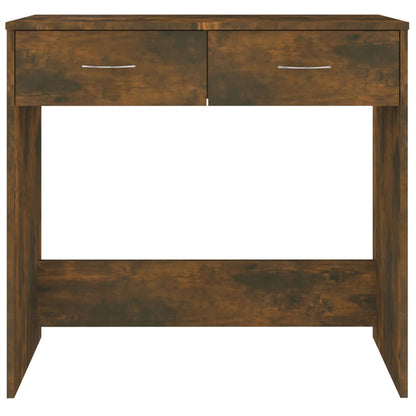 vidaXL Schreibtisch Räuchereiche 80x40x75 cm Holzwerkstoff