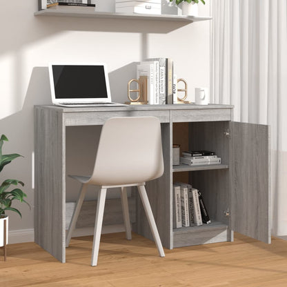vidaXL Schreibtisch Grau Sonoma 100x50x76 cm Holzwerkstoff