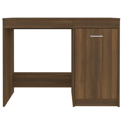 vidaXL Bureau aspect chêne marron 100x50x76 cm bois d'ingénierie