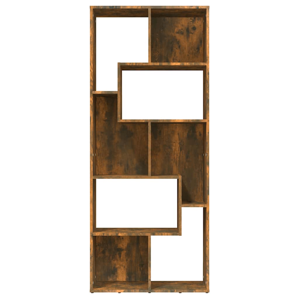 vidaXL Bücherregal Räuchereiche 67x24x161 cm Holzwerkstoff