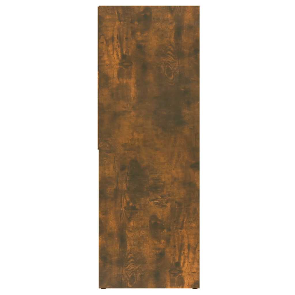 vidaXL Bücherregal Räuchereiche 67x24x161 cm Holzwerkstoff