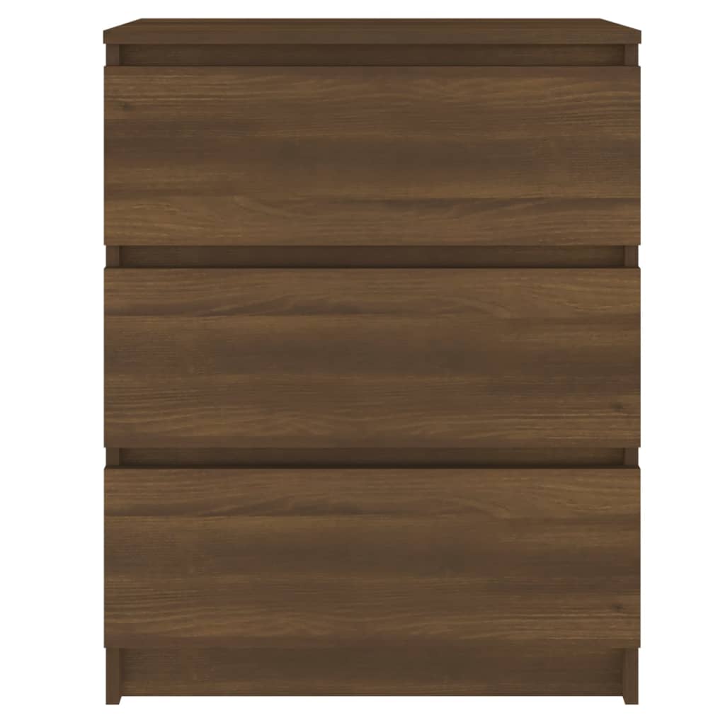 vidaXL Sideboard Braun Eichen-Optik 60x35x76 cm Holzwerkstoff