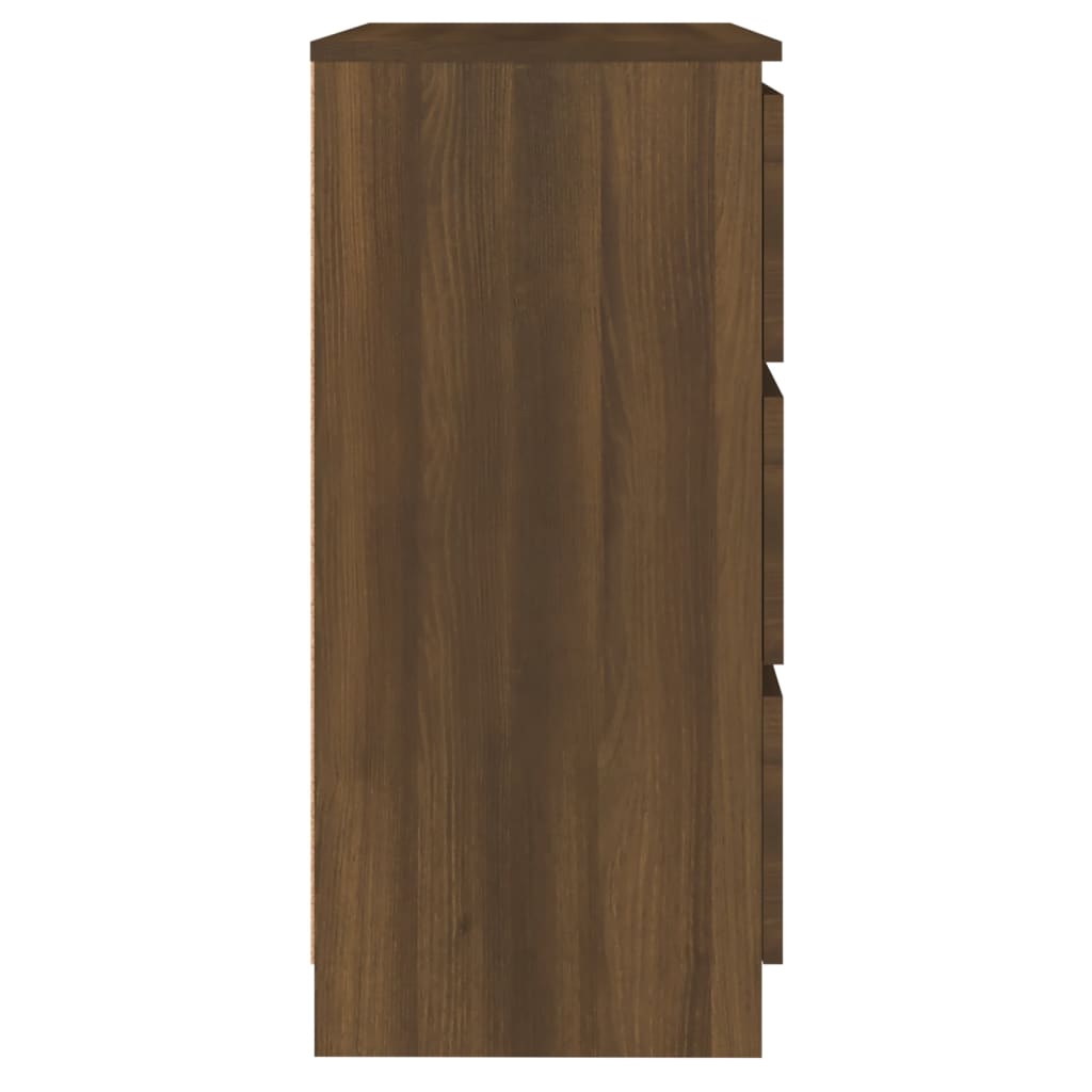 vidaXL Sideboard Braun Eichen-Optik 60x35x76 cm Holzwerkstoff